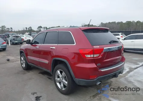 2012 Jeep Grand Cherokee Overland z USA, uszkodzony, nr VIN 1C4RJECT9CC270919